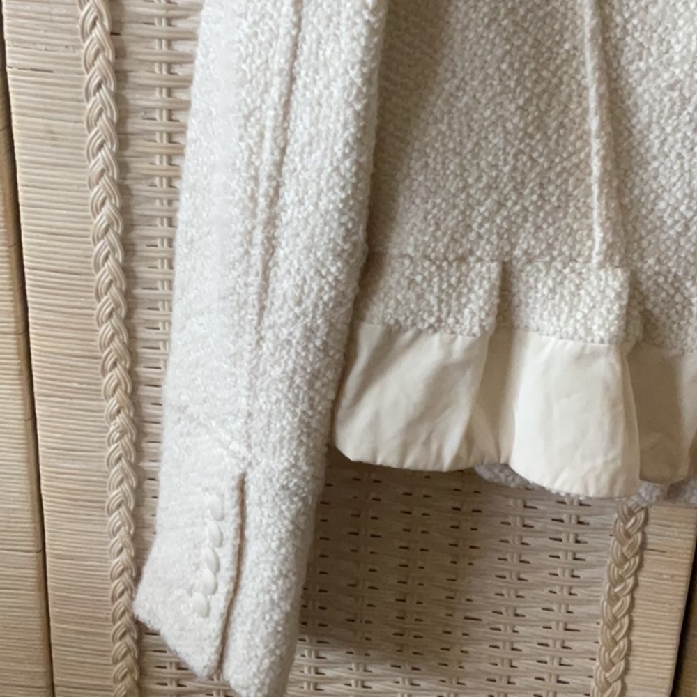 BCBGMaxAzria Cream Peplum Jacket - Picture 11 of 12